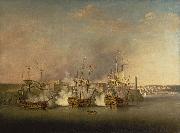 Richard Paton Bombardment of the Morro Castle, Havana, 1 July 1762 France oil painting artist